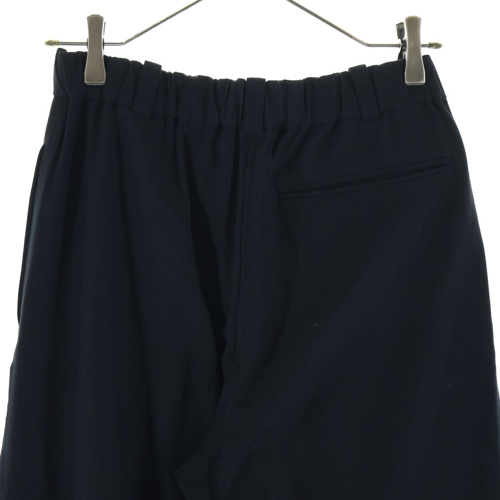 KENZO(ケンゾー) Pants ロゴ刺繍 キャロットパンツ ブラック FA62PA0275AI