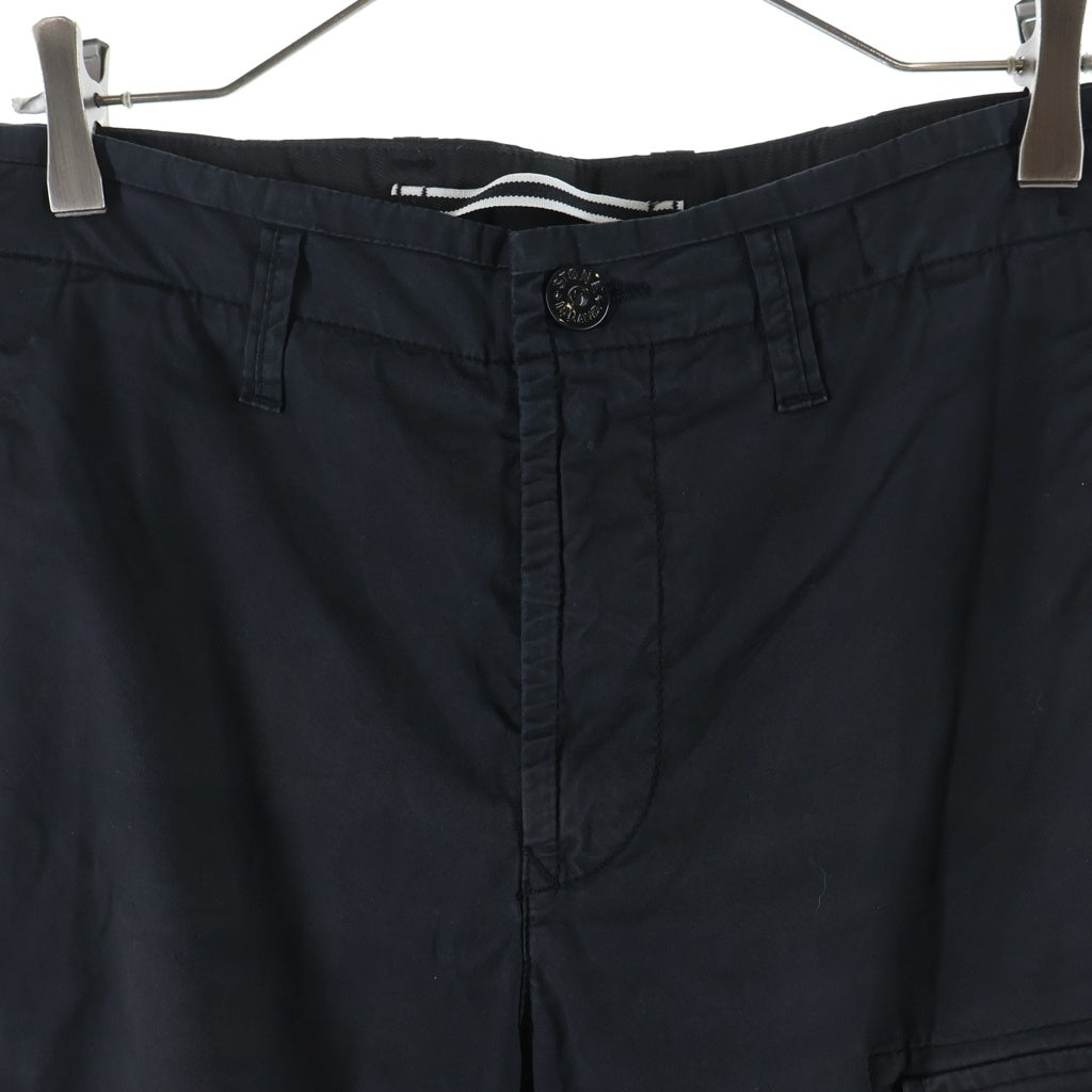 STONE ISLAND(ストーンアイランド) TYPE-SL Cargo Pants ロゴワッペン カーゴパンツ ブラック 751531410