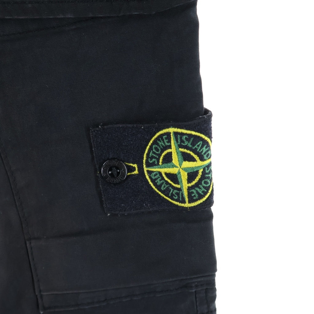 STONE ISLAND(ストーンアイランド) TYPE-SL Cargo Pants ロゴワッペン カーゴパンツ ブラック 751531410