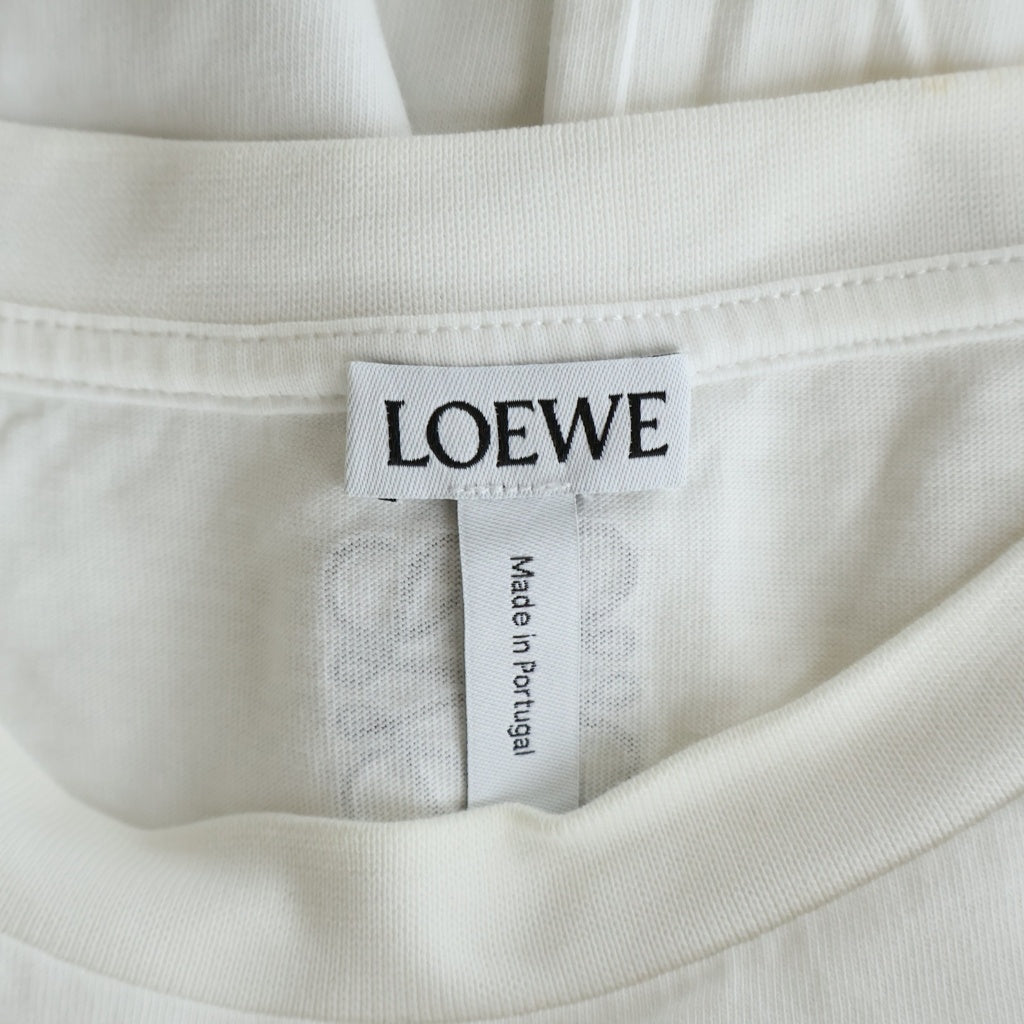 LOEWE(ロエベ) Portrait T-Shirt アナグラム 半袖Tシャツ ホワイト S6199722CR