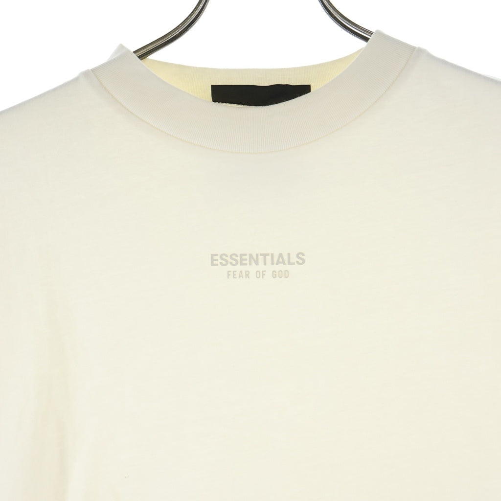 FEAR OF GOD ESSENTIALS(フィアオブゴッド エッセンシャルズ) S/S T-SHIRT ラバーロゴ 半袖Tシャツ アイボリー