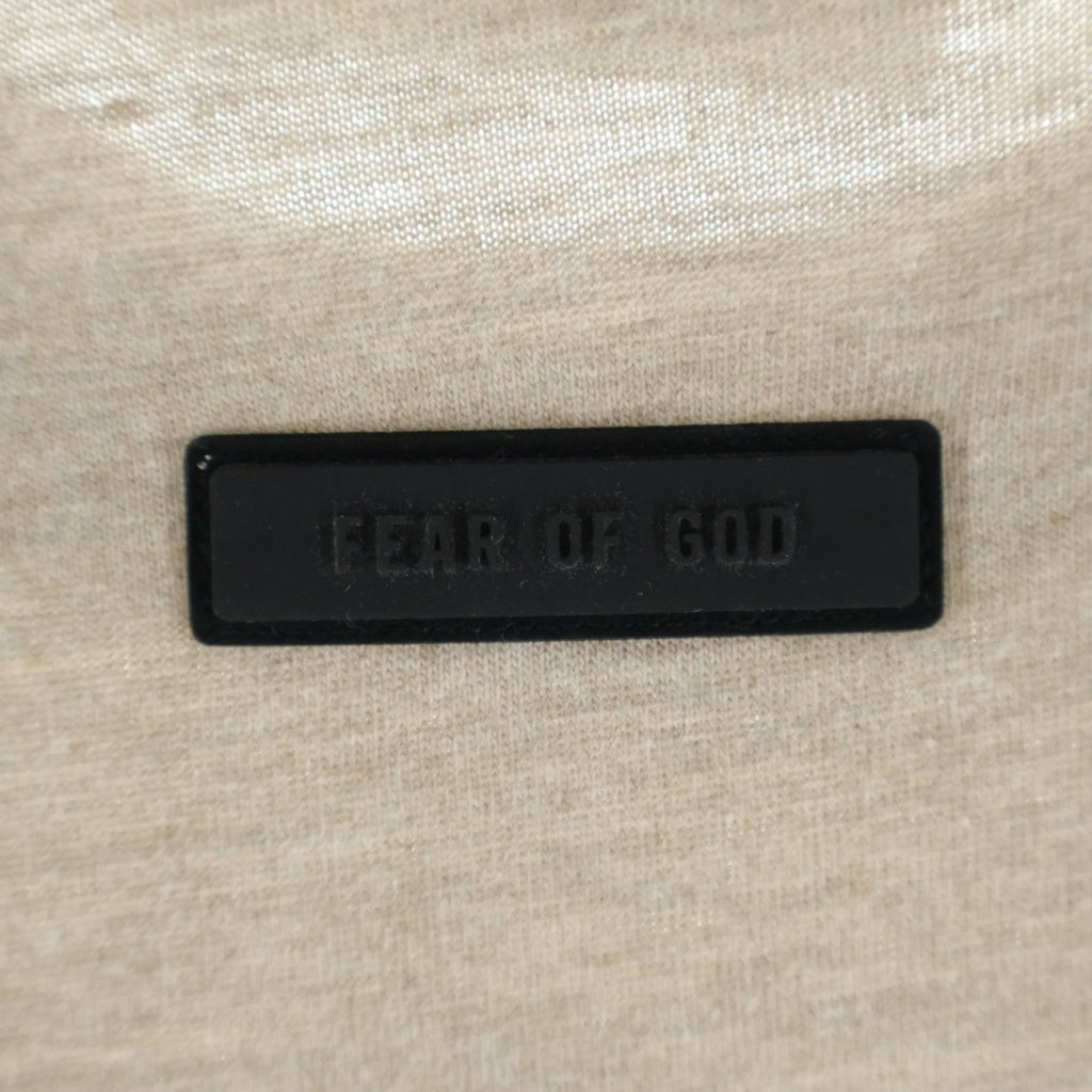 FEAR OF GOD ESSENTIALS(フィアオブゴッド エッセンシャルズ) DRESS ラバーロゴ 半袖Tシャツ ロングドレス レディース