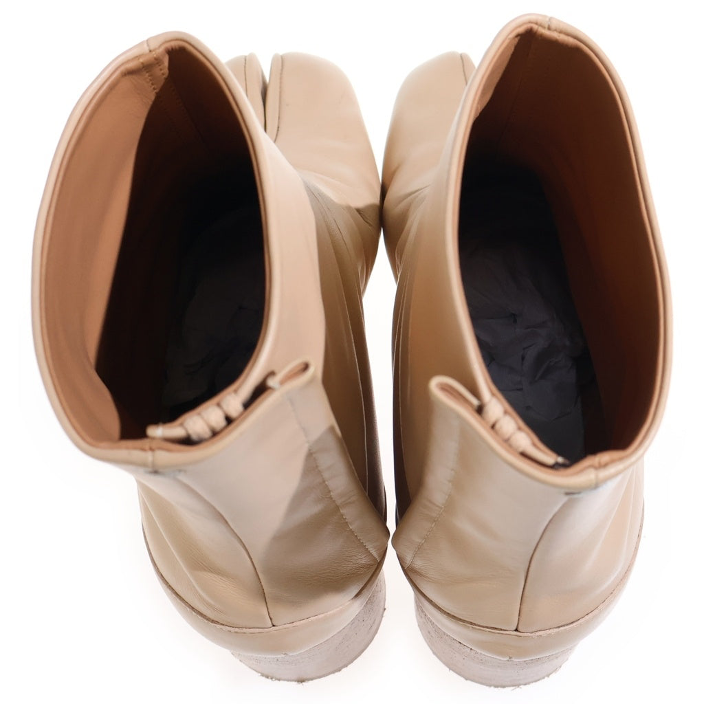 Maison Martin Margiela(メゾンマルタンマルジェラ) TABI BOOTS 足袋 タビ ハイカットブーツ ベージュ S58WU0260