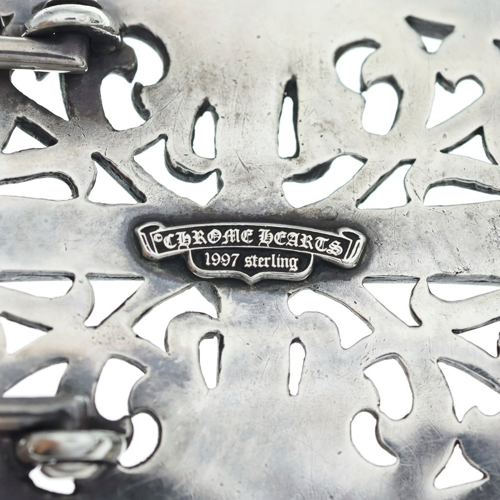 CHROME HEARTS(クロムハーツ) BUCKL OVAL LG CROSS バックルオーバル クロス エクストララージ シルバー
