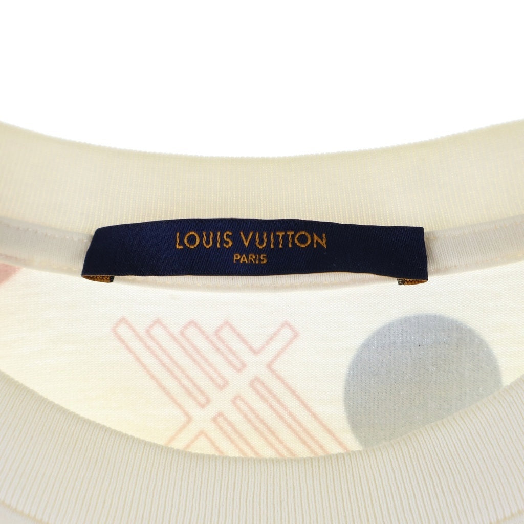 LOUIS VUITTON(ルイヴィトン) 19AW All Over Logo Tee オールオーバー ロゴプリント 半袖Tシャツ ホワイト RM192M NPG HHY20WW