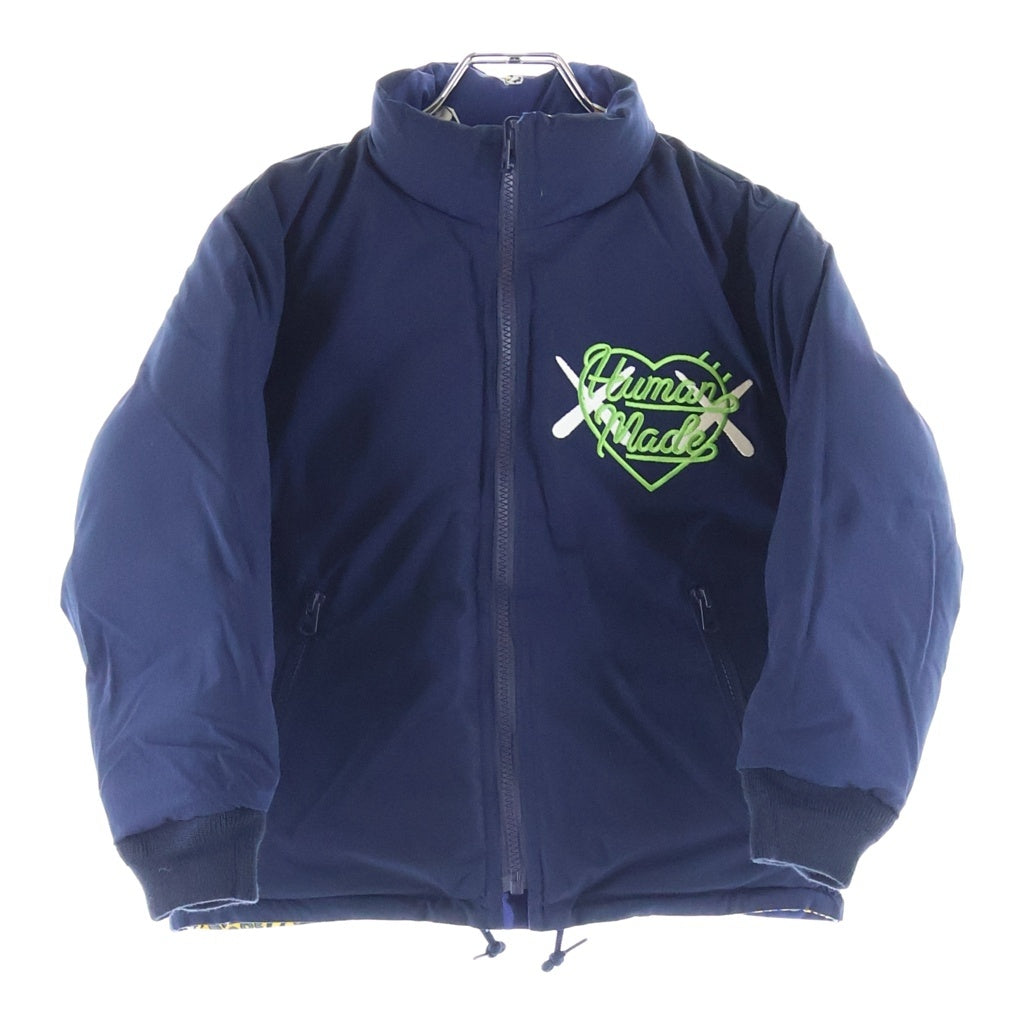 HUMAN MADE(ヒューマンメイド) 23AW x KAWS Made Down Jacket Kids ×カウズ メイド ダウンジャケット キッズ ブルー XX26JK005