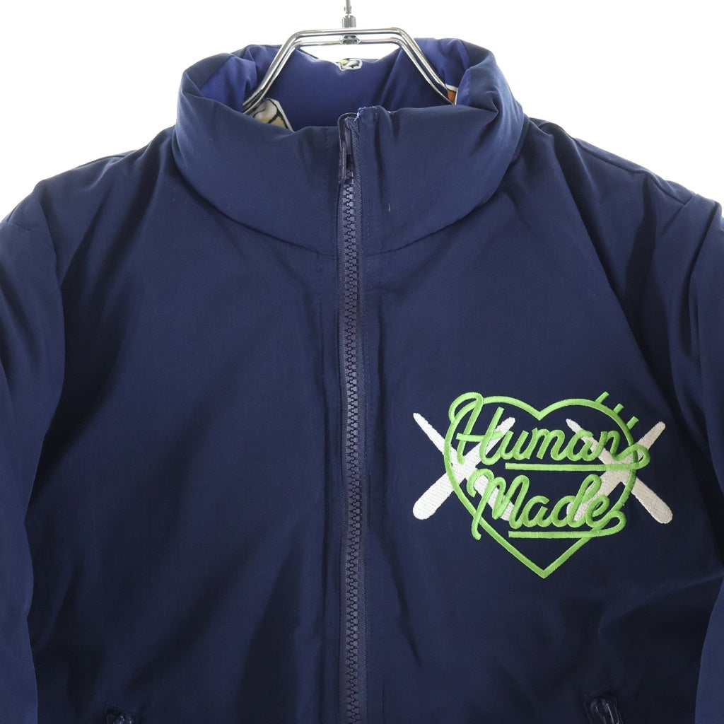 HUMAN MADE(ヒューマンメイド) 23AW x KAWS Made Down Jacket Kids ×カウズ メイド ダウンジャケット キッズ ブルー XX26JK005