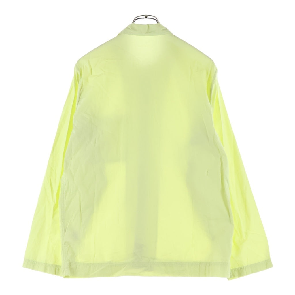 STUSSY(ステューシー) ×Tekla POPLIN PYJAMA LONG SLEEVE SHIRT ×テクラ ポプリン パジャマ ロングスリーブ シャツ イエロー