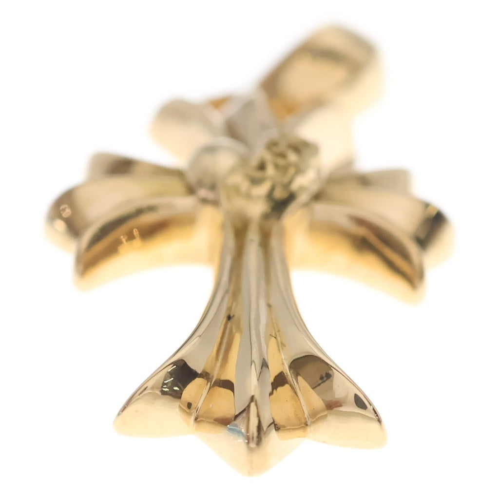 CHROME HEARTS(クロムハーツ) 22K CH CRS HRT W BALE スモールCHクロスハート ペンダントトップ ゴールド