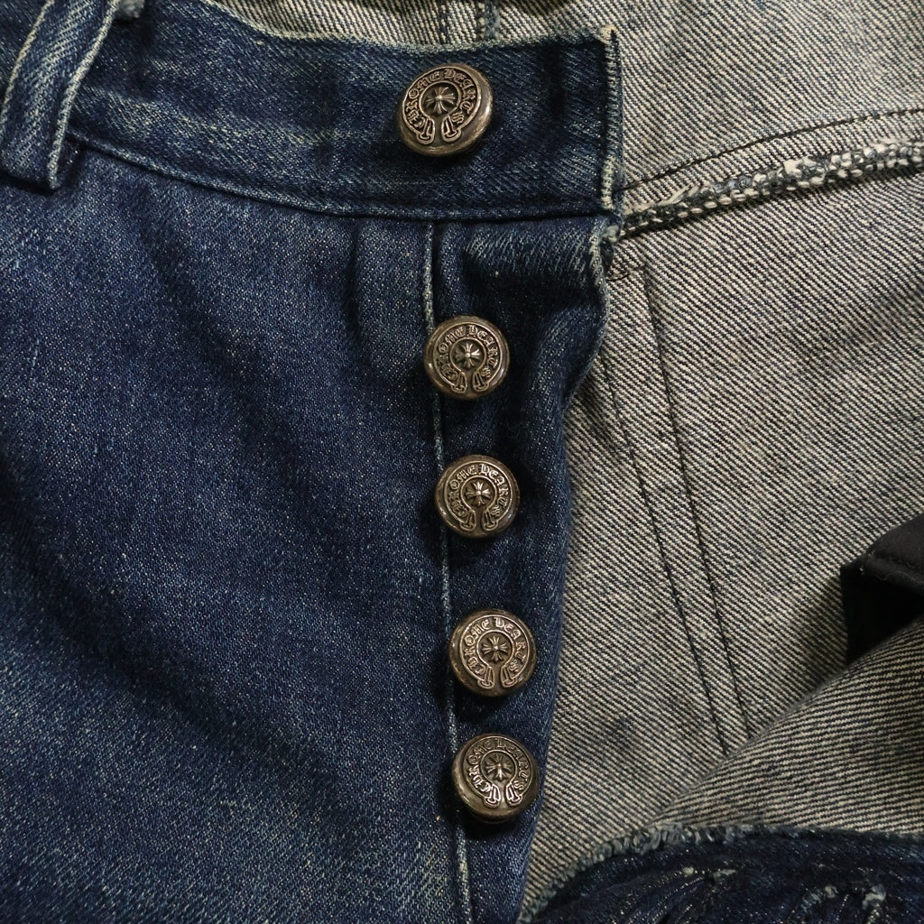 CHROME HEARTS(クロムハーツ) OLD 5PKT DENIM PANTS オールド ボタンフライ デニムパンツ インディゴ