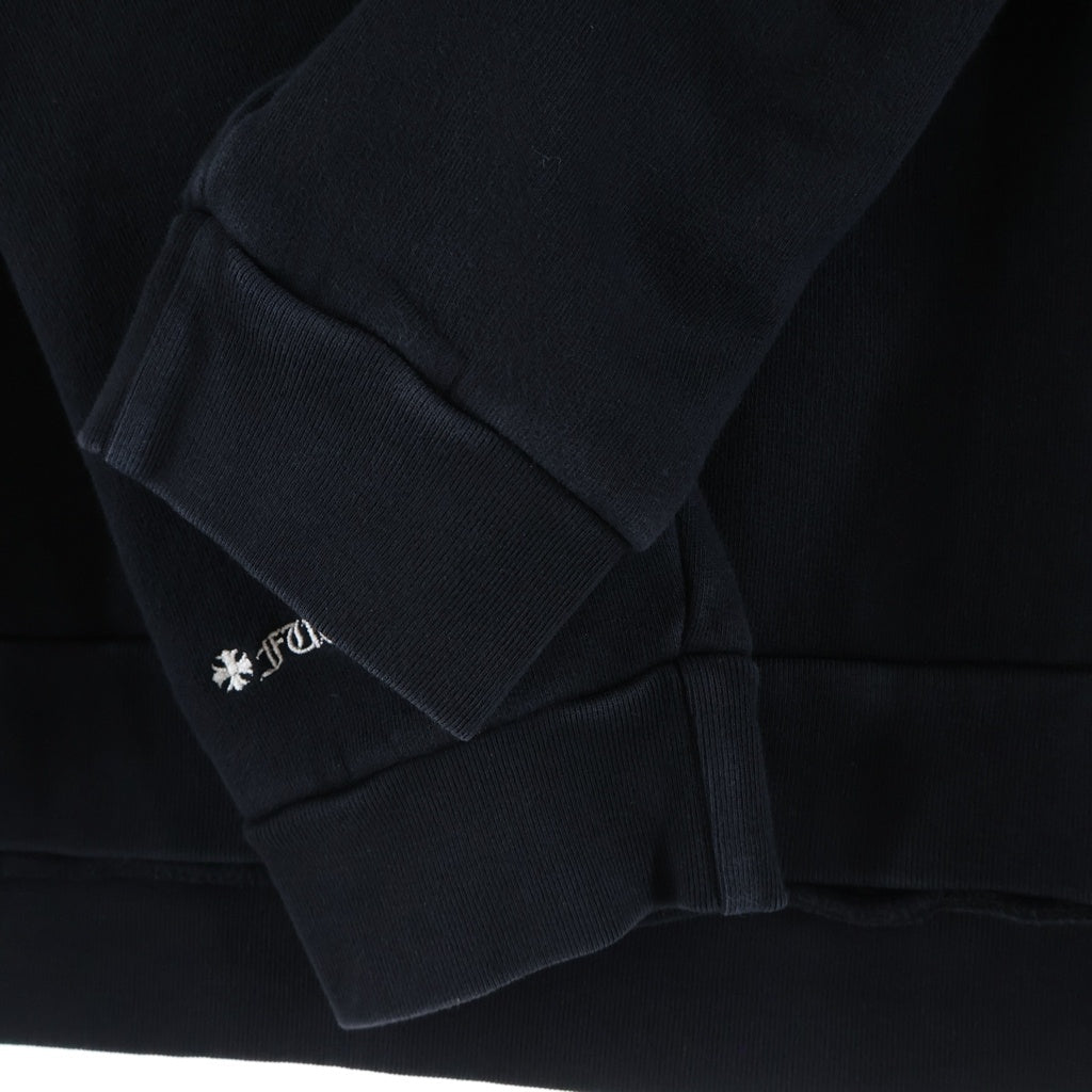 CHROME HEARTS(クロムハーツ) GRP Y NOT HOODIE ロゴ刺繍 プルオーバースウェットパーカー フーディー ブラック