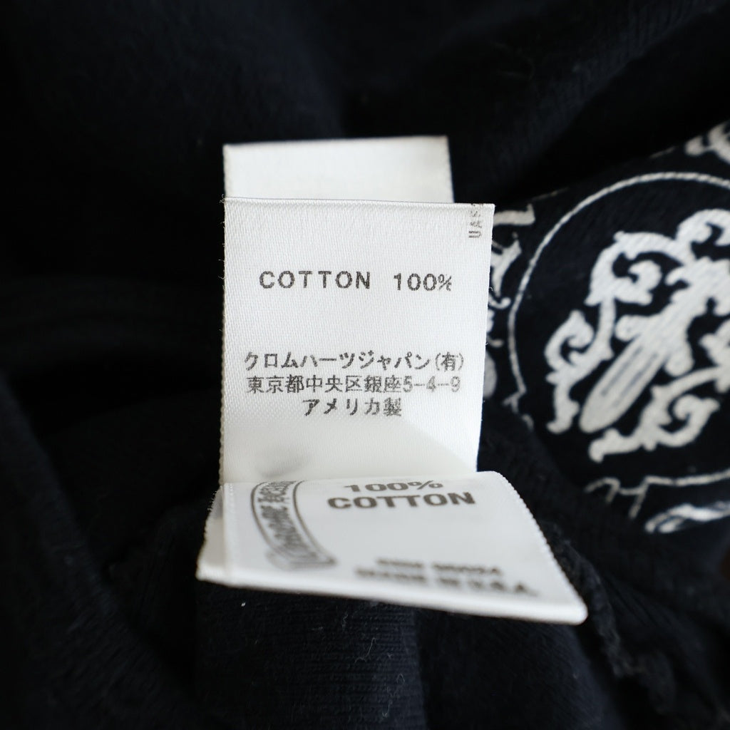 CHROME HEARTS(クロムハーツ) ROMPERS アメリカンフラッグ ヴァインダガー ロンパース ベビー服 ブラック キッズ