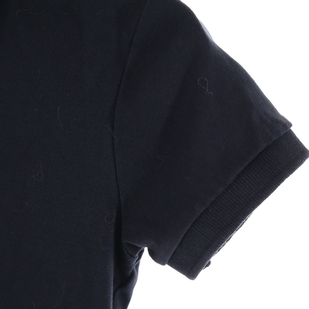 CHROME HEARTS(クロムハーツ) POLO SHIRT クロスボールボタン 半袖ポロシャツ ブラック レディース