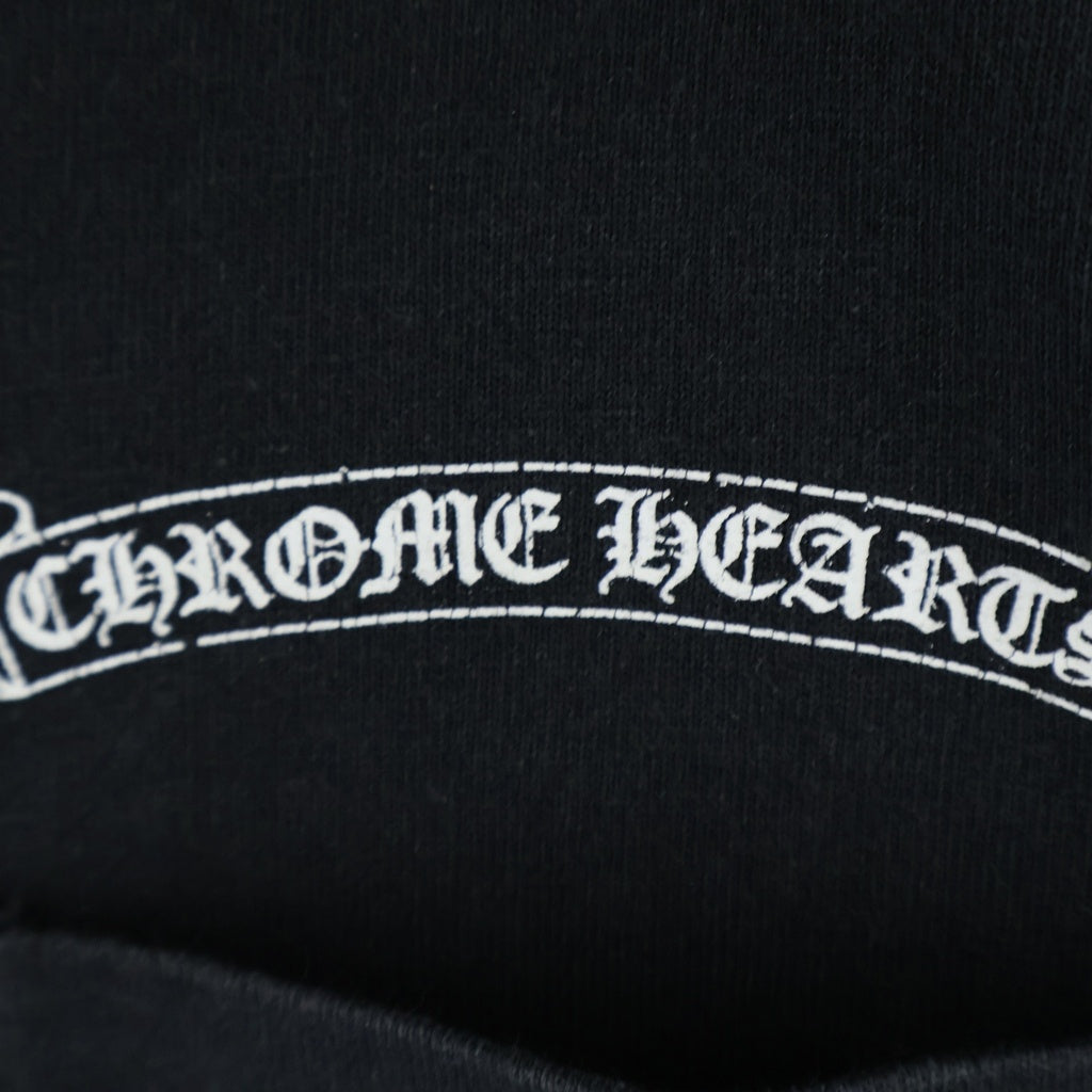 CHROME HEARTS(クロムハーツ) ×MATTY BOY LINK SEX RECORDS LONG SLEEVE TEE ×マッティボーイ PPO リンク セックスレコード ロングスリーブカットソー Tシャツ ブラック