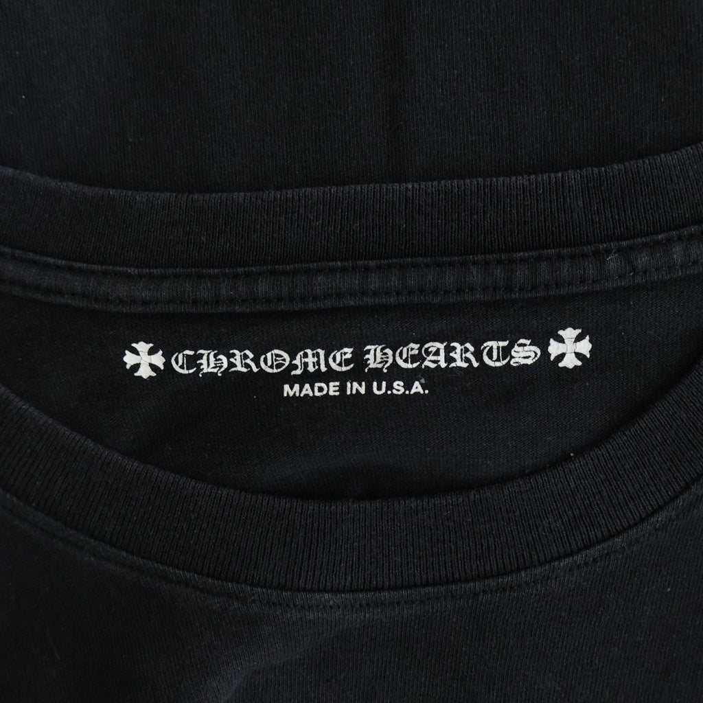 CHROME HEARTS(クロムハーツ) ×MATTY BOY LINK SEX RECORDS LONG SLEEVE TEE ×マッティボーイ PPO リンク セックスレコード ロングスリーブカットソー Tシャツ ブラック