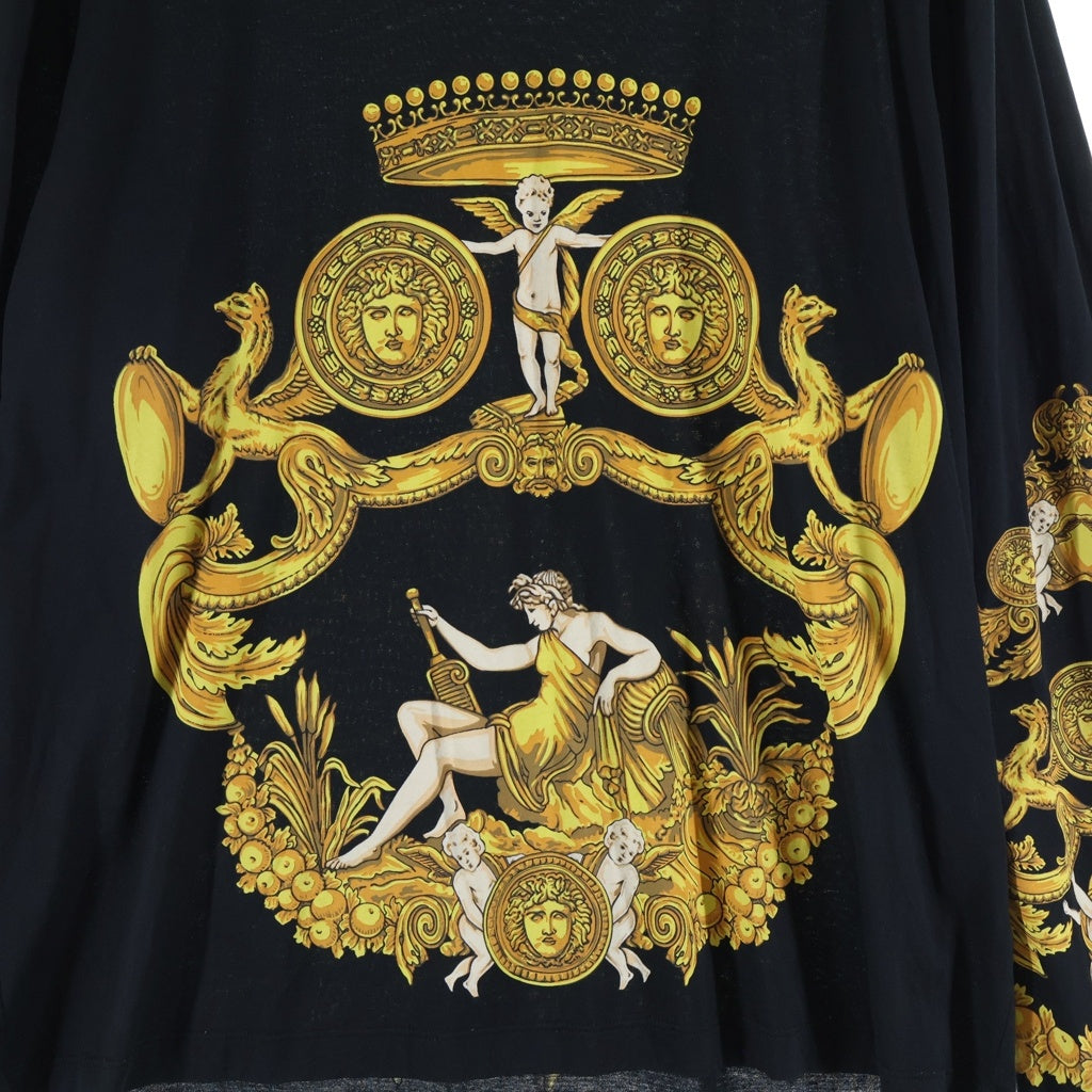 VERSACE(ヴェルサーチ) 総柄プリント バロッコ 長袖カットソー Tシャツ マルチ