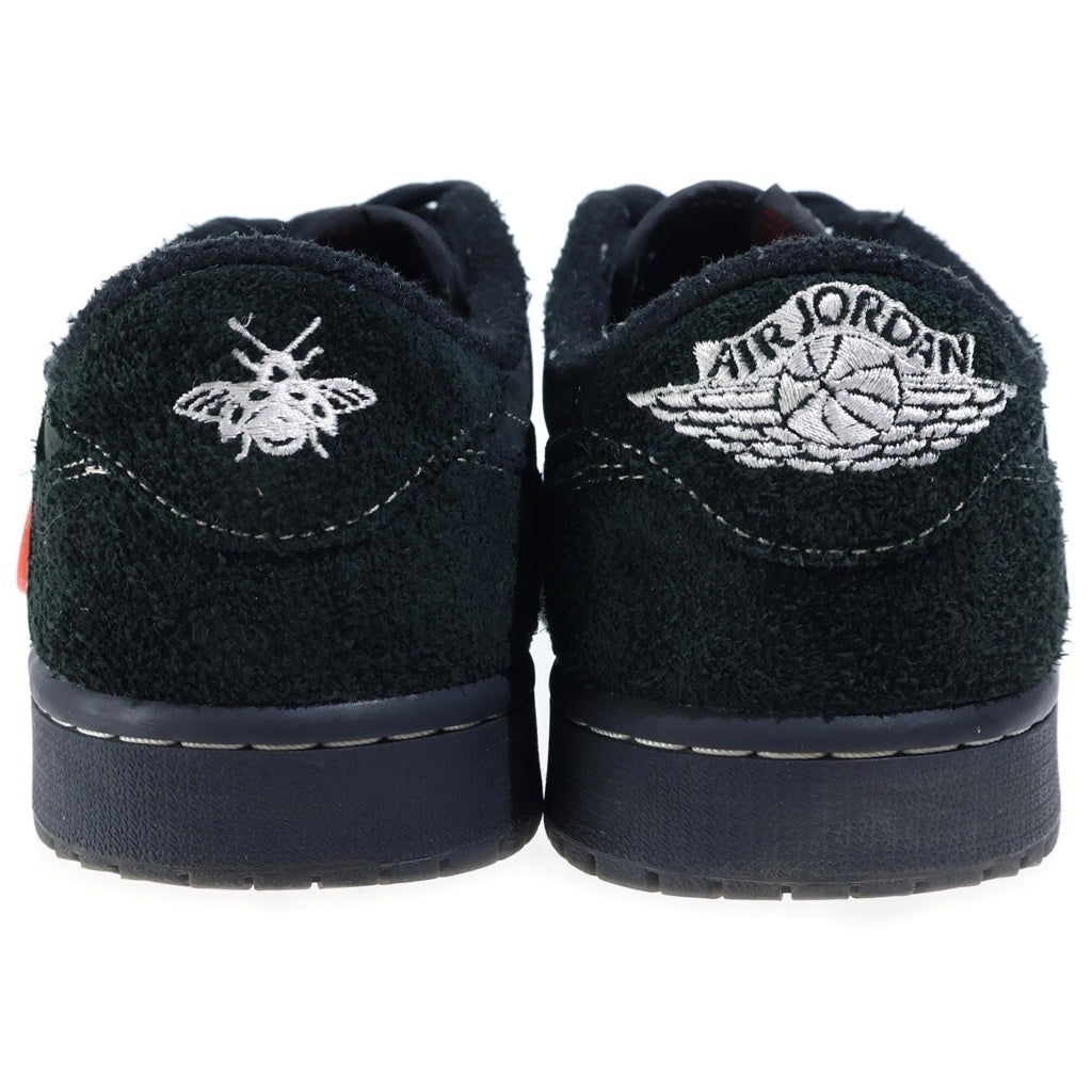 NIKE(ナイキ) ×TRAVIS SCOTT AIR JORDAN 1 LOW OG SP BLACK PHANTOM エアジョーダン1 ブラックファントム ローカットスニーカー ブラック US9.5/27.5cm DM7866-001