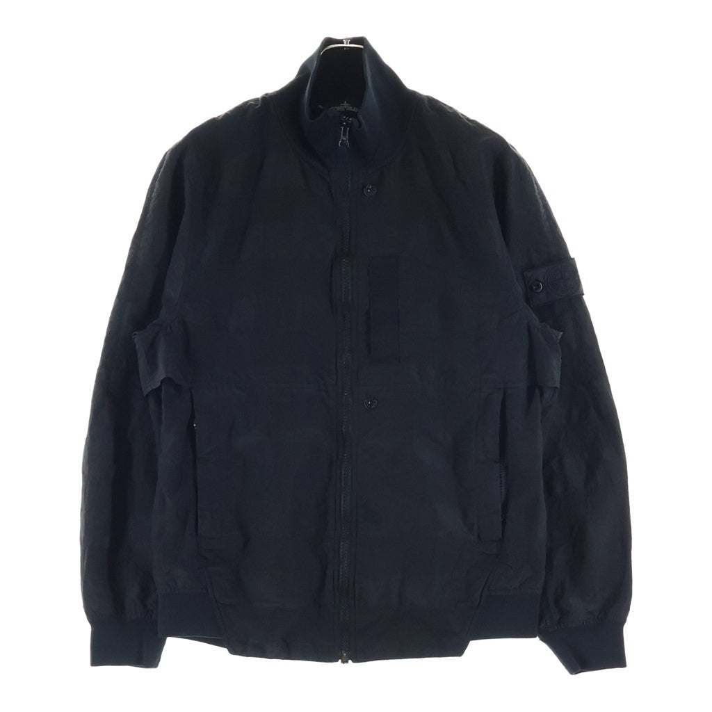 STONE ISLAND(ストーンアイランド) SHADOW PROJECT コンパスロゴ シャドウプロジェクト ジップアップ ナイロン ジャケット ブラック 721940701