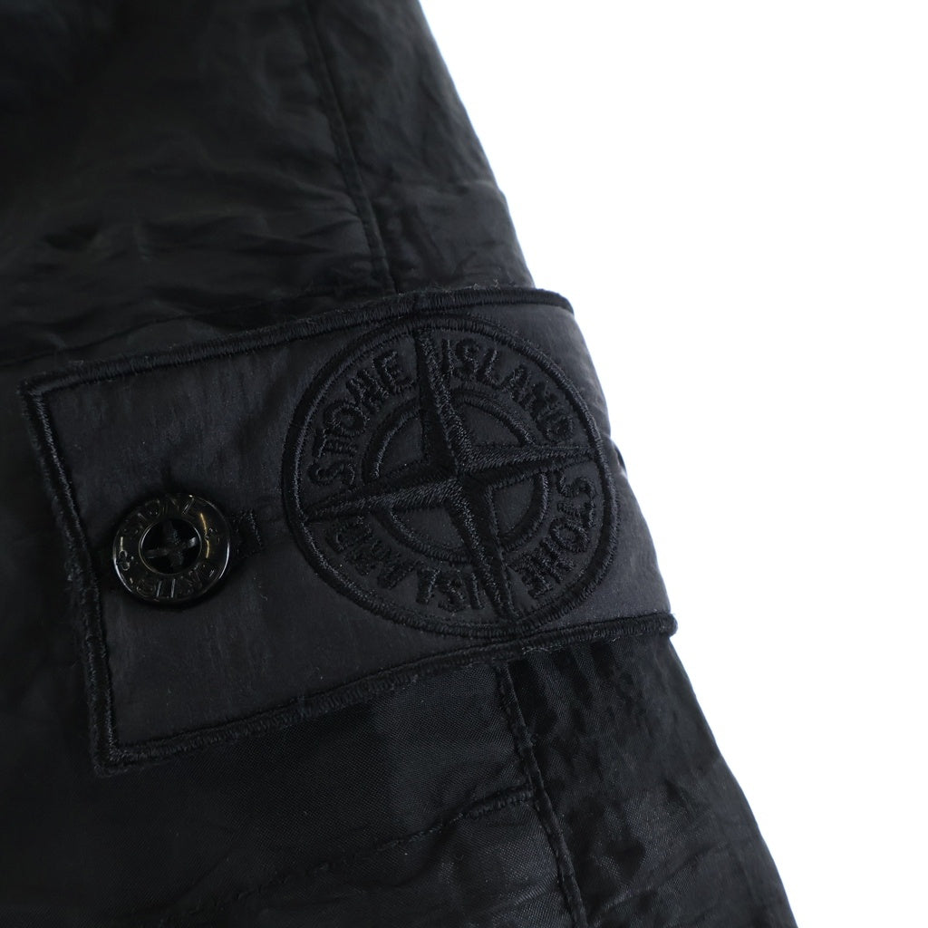 STONE ISLAND(ストーンアイランド) SHADOW PROJECT コンパスロゴ シャドウプロジェクト ジップアップ ナイロン ジャケット ブラック 721940701
