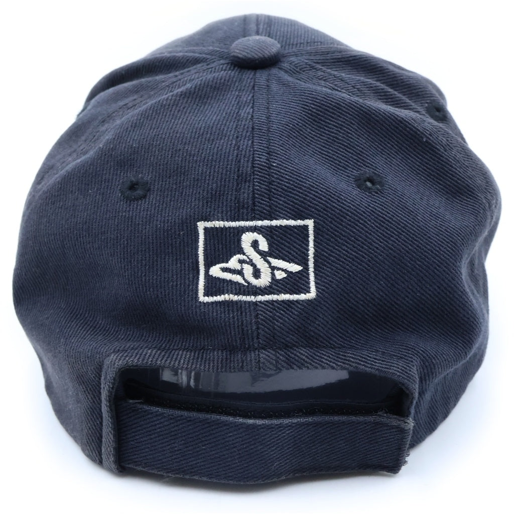 SAINT MICHAEL(セントマイケル) 24SS CAP SMX6 ダメージ加工 キャップ 帽子 ブラック SM-YS8-0000-068