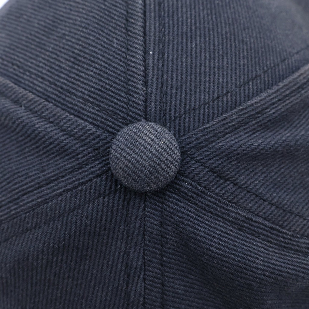 SAINT MICHAEL(セントマイケル) 24SS CAP SMX6 ダメージ加工 キャップ 帽子 ブラック SM-YS8-0000-068