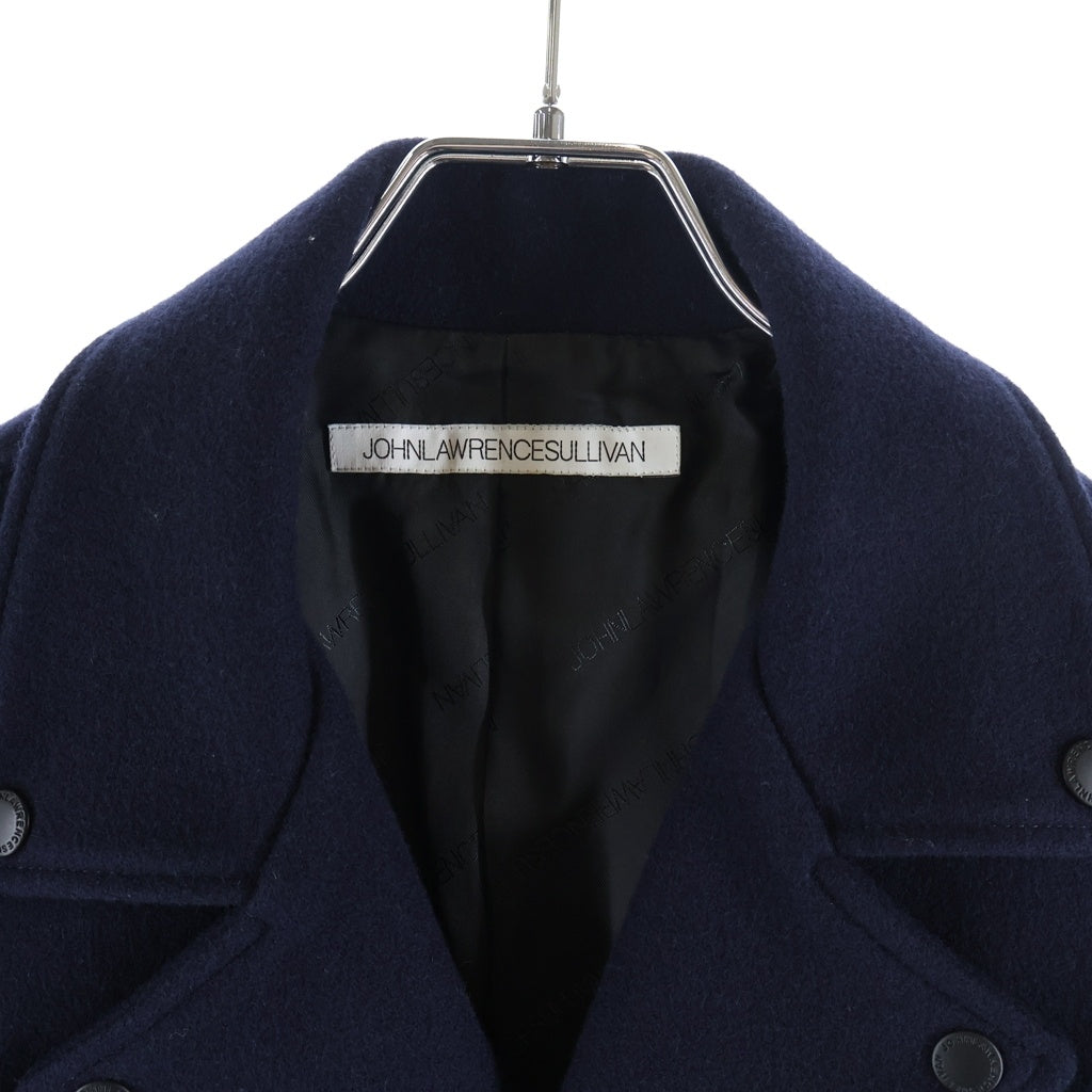 JOHN LAWRENCE SULLIVAN(ジョンローレンスサリバン) Wool Double Riders Jacket ウール ダブルライダースジャケット ネイビー 1B02813-16