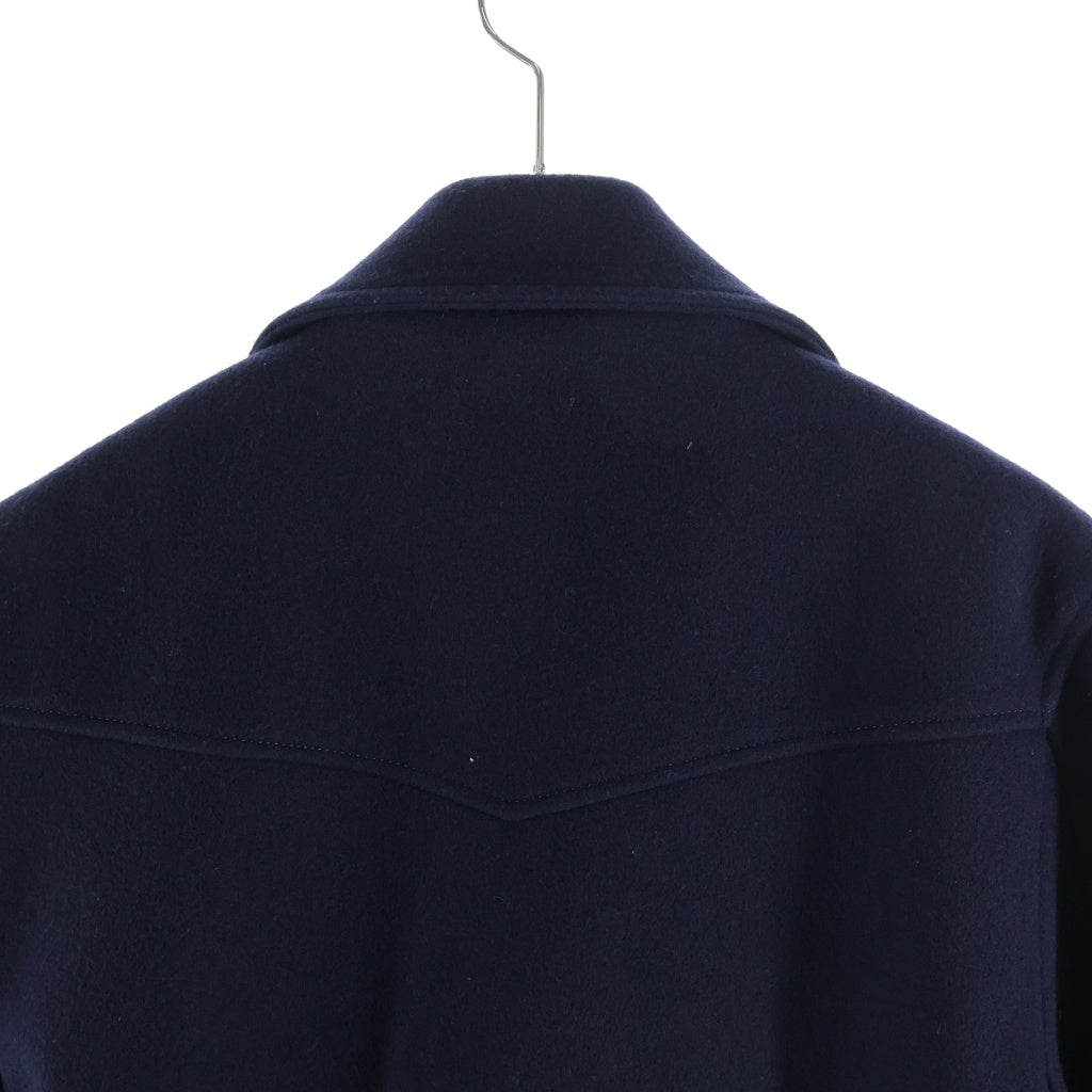 JOHN LAWRENCE SULLIVAN(ジョンローレンスサリバン) Wool Double Riders Jacket ウール ダブルライダースジャケット ネイビー 1B02813-16