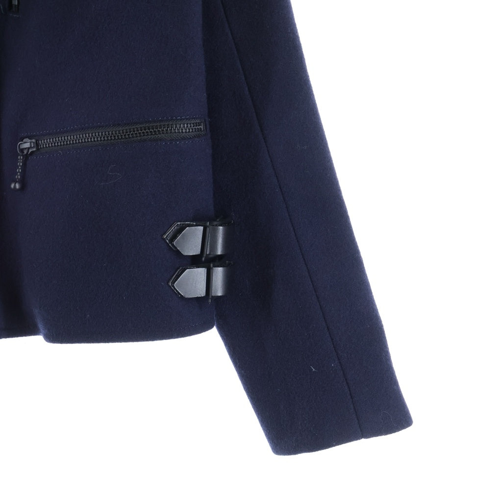 JOHN LAWRENCE SULLIVAN(ジョンローレンスサリバン) Wool Double Riders Jacket ウール ダブルライダースジャケット ネイビー 1B02813-16