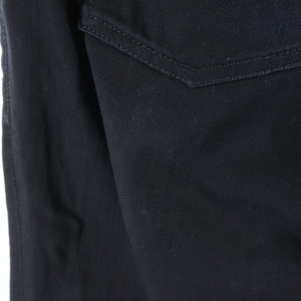 CHROME HEARTS(クロムハーツ) OLD FLERKNEE 1CROSS PATCH DENIM PANTS オールド フレアニー 1クロスパッチ デニムパンツ ブラック
