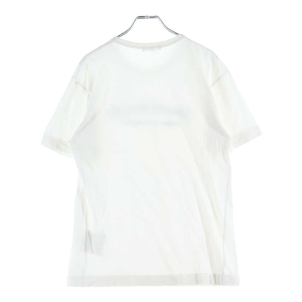 CHROME HEARTS(クロムハーツ) ×COMME des GARCONS コムデギャルソン スクロールラベル プリント半袖Tシャツ カットソー ホワイト