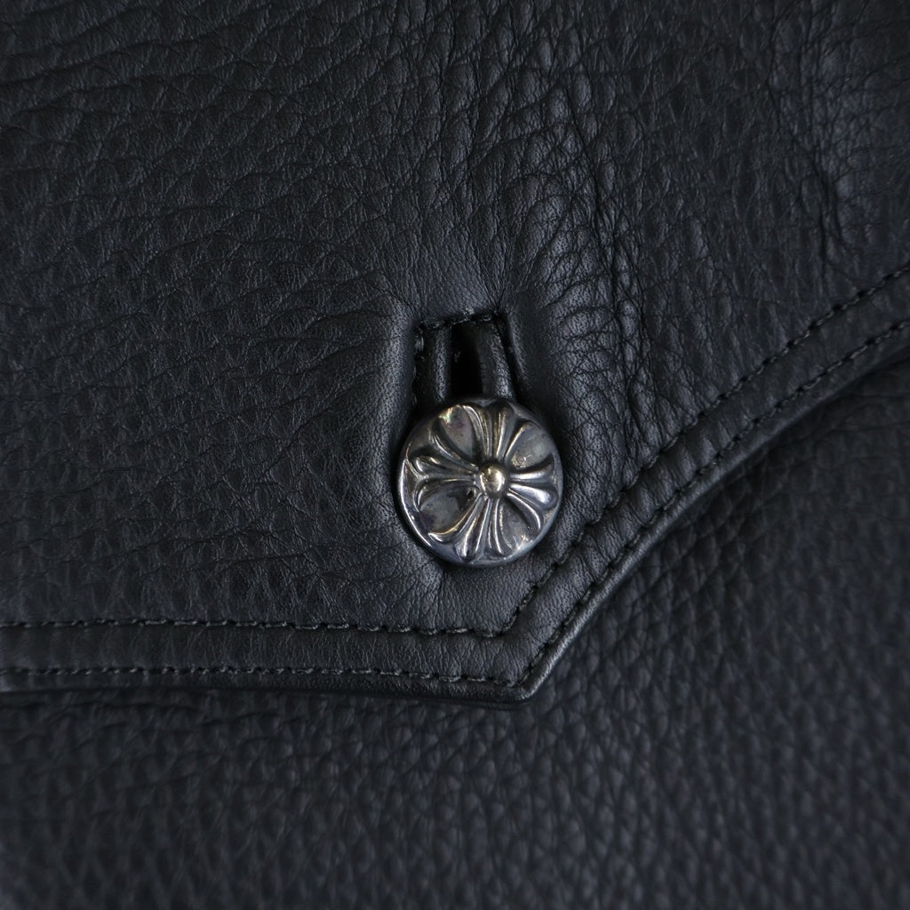 CHROME HEARTS(クロムハーツ) CLASSIC JEAN LEATHER JACKET クラシック レザージャケット ブラック