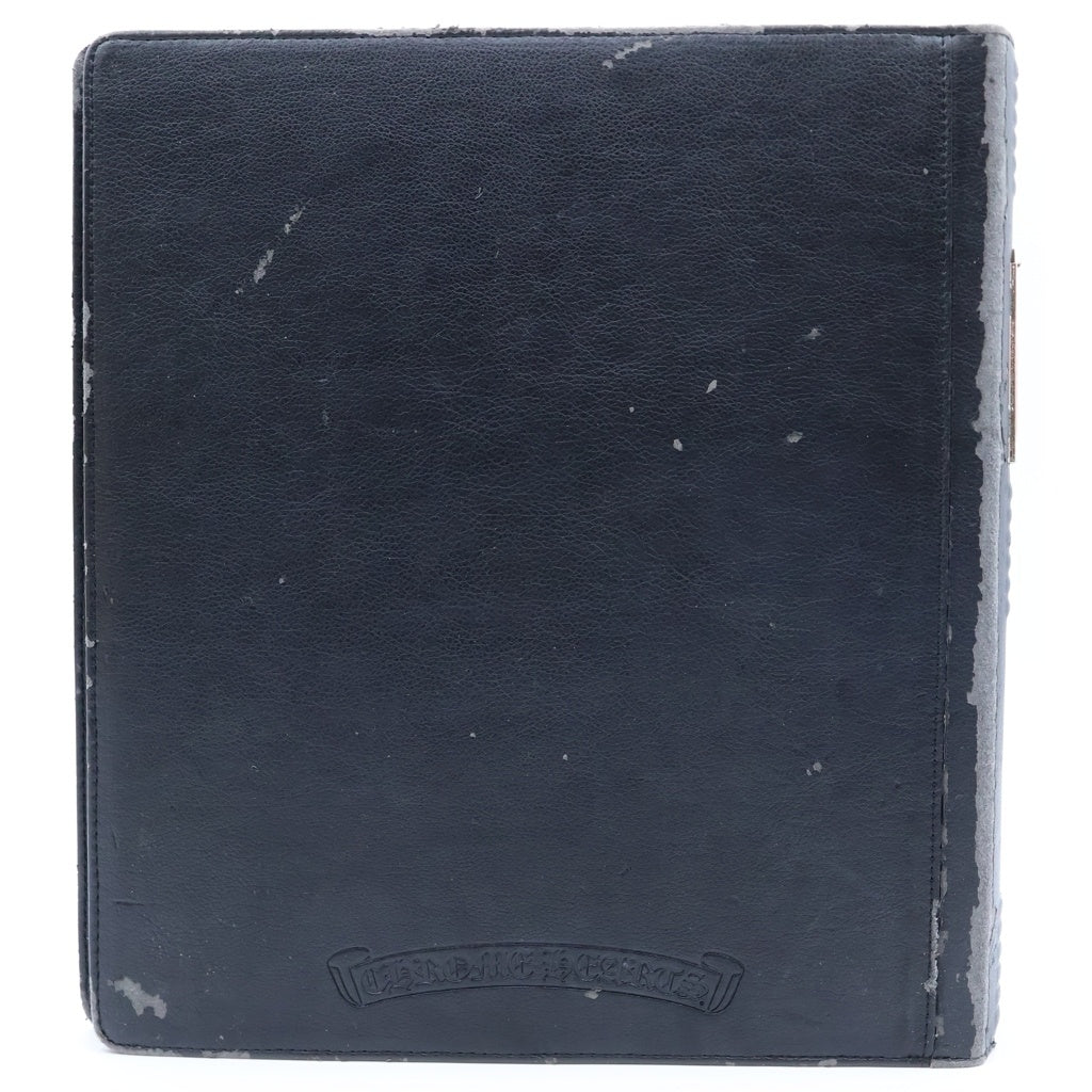 CHROME HEARTS(クロムハーツ) CH BINDER ホースシュー レザー バインダー ブラック