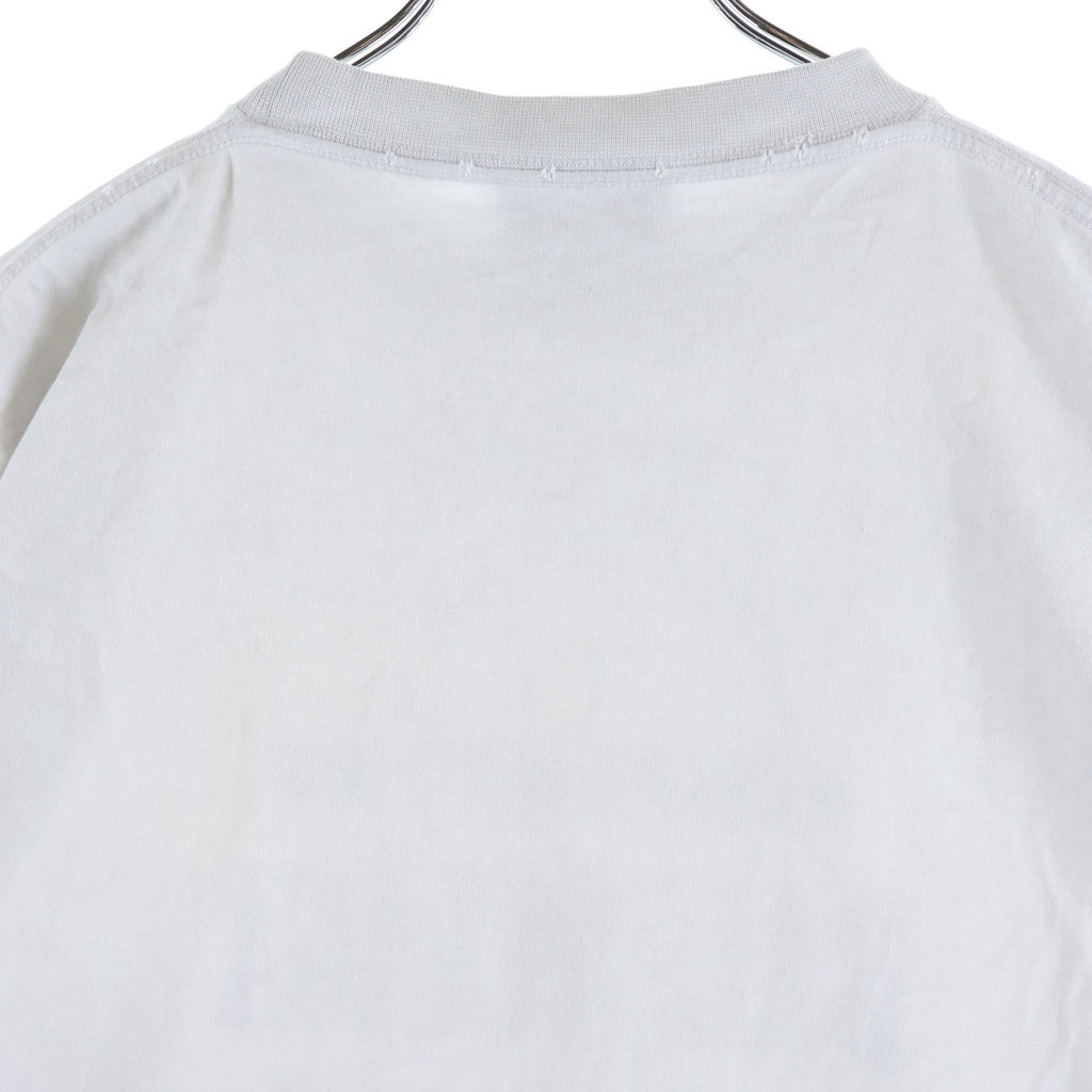 BALENCIAGA(バレンシアガ) 22AW Property T-Shirt フロントプリント クルーネック コットン 半袖Tシャツ ホワイト 641675 TMVH8