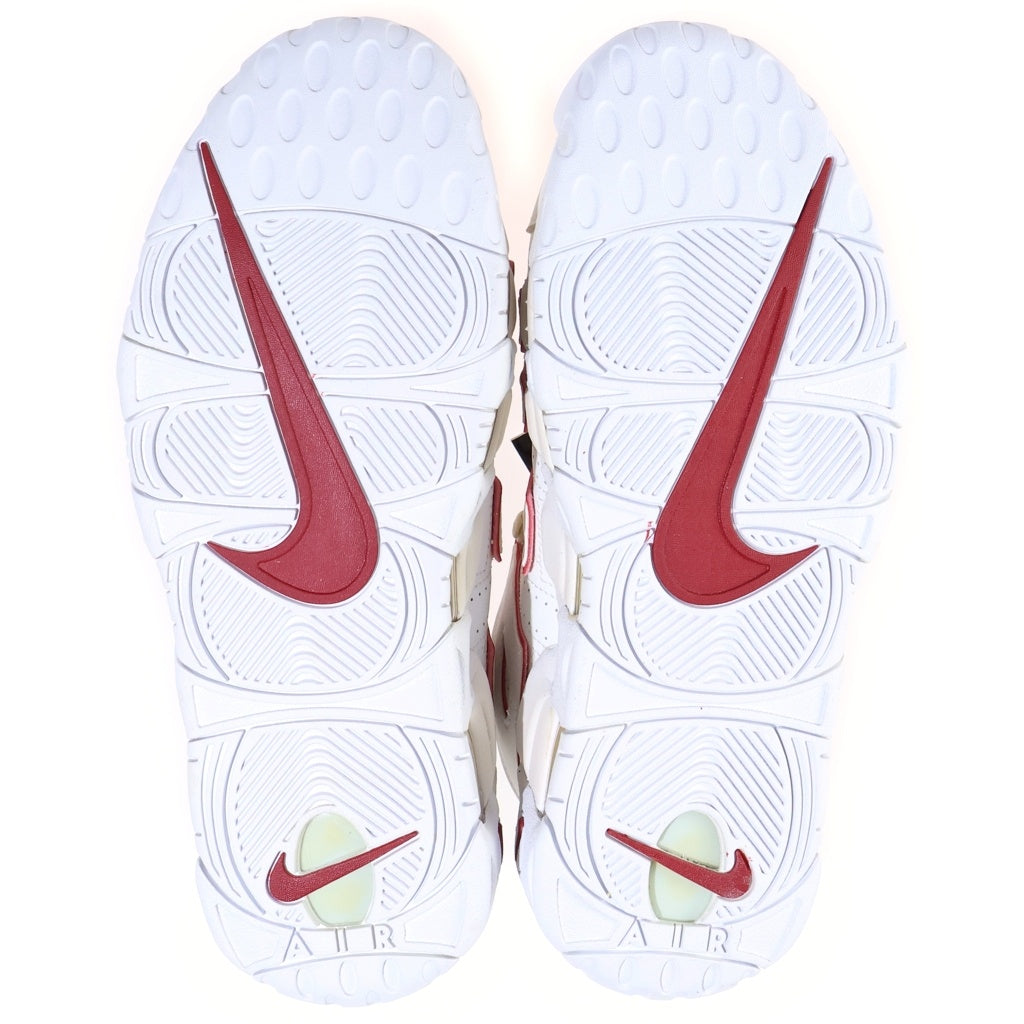 NIKE(ナイキ) AIR MORE UPTEMPO エア モア アップテンポ ローカットスニーカー ホワイト/レッド US9/27.0cm 921948-102