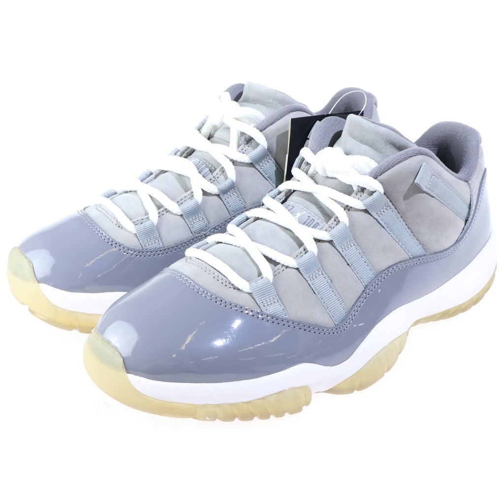 NIKE(ナイキ) AIR JORDAN 11 Low エアジョーダン11 ローカットスニーカー グレー US9/27.0cm 528895-003
