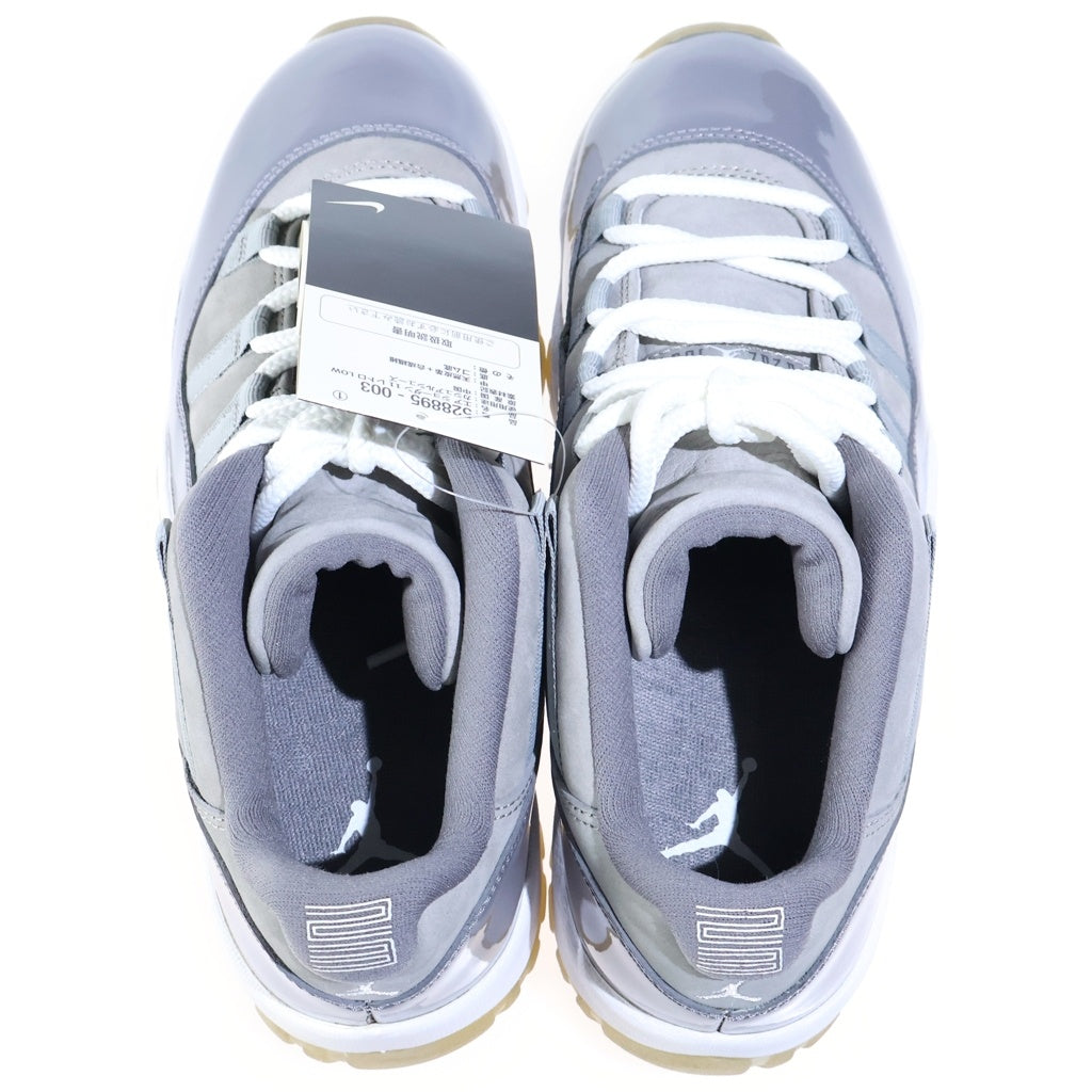 NIKE(ナイキ) AIR JORDAN 11 Low エアジョーダン11 ローカットスニーカー グレー US9/27.0cm 528895-003