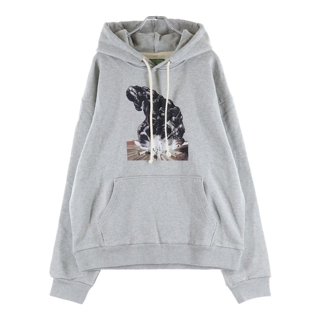 DENIM TEARS(デニムティアーズ) ×Arthur Jafa LeRage Hoodie アーサー ジャファ ル レイジ プルオーバースウェットパーカー フーディー グレー