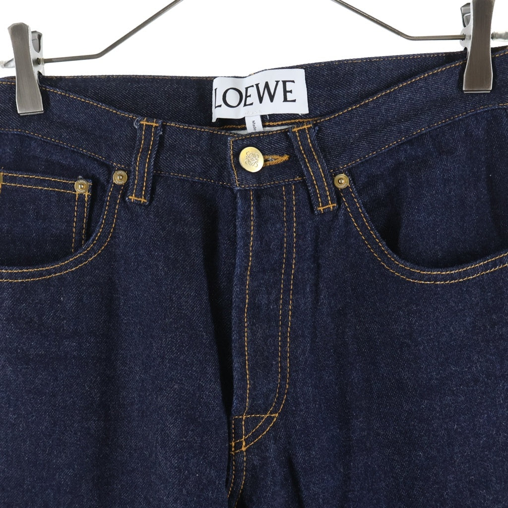 LOEWE(ロエベ) Denim Pants バックロゴ刺繍 デニムパンツ インディゴ S2282160B