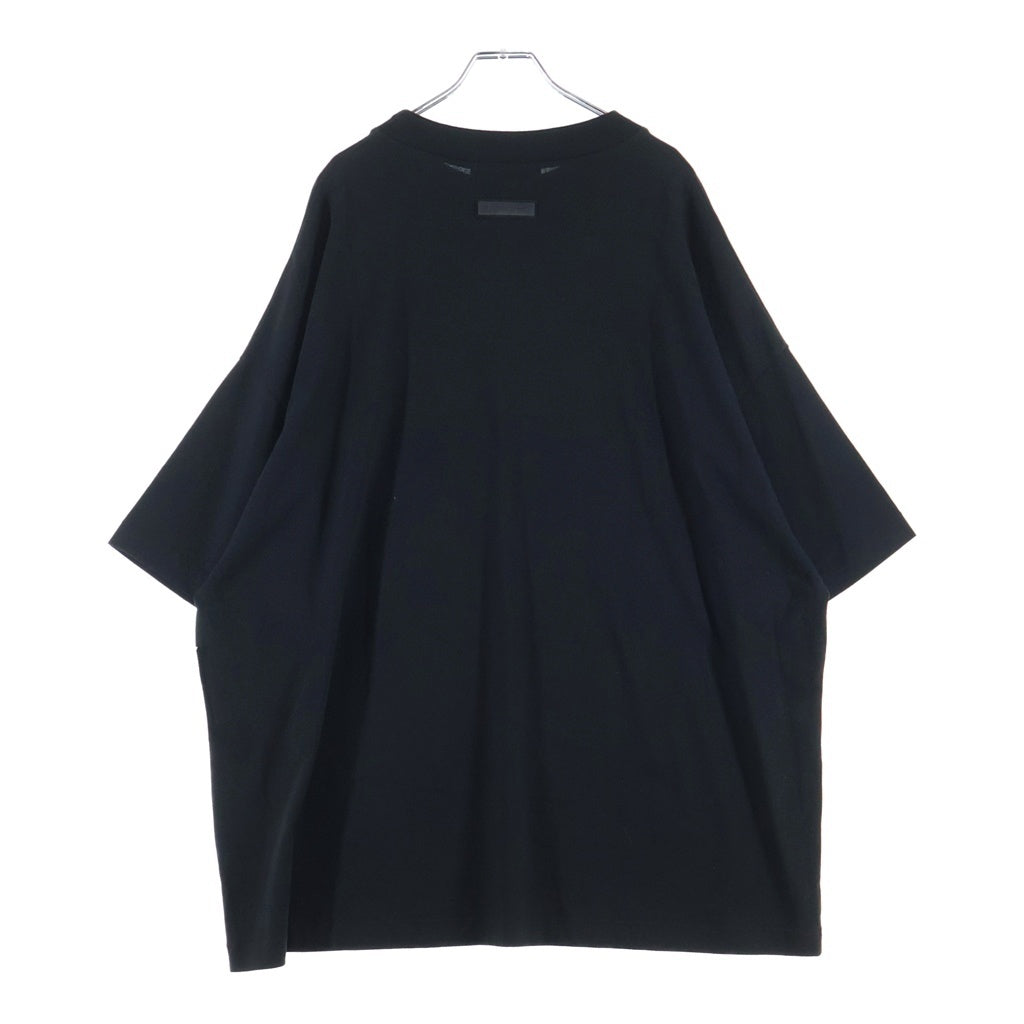 FEAR OF GOD ESSENTIALS(フィアオブゴッド エッセンシャルズ) S/S T-SHIRT ラバーロゴ 半袖Tシャツ ブラック