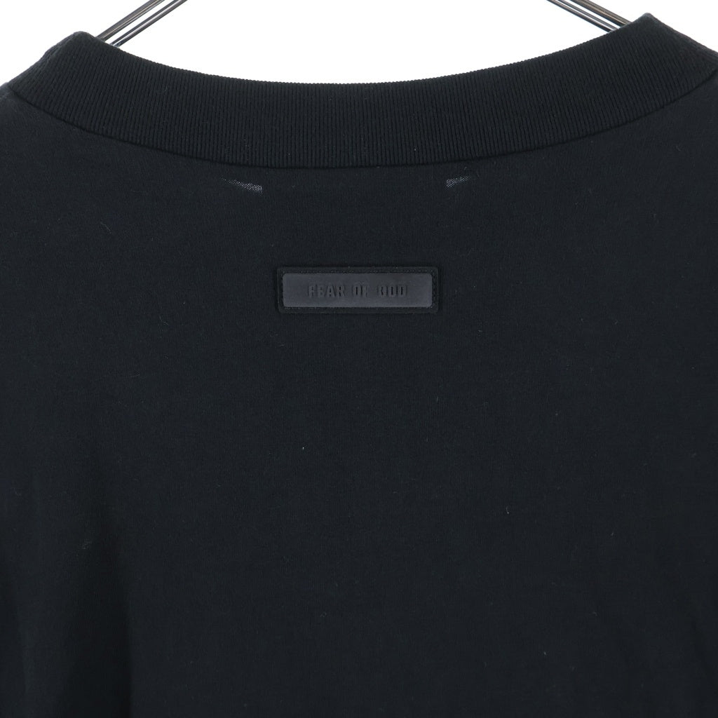 FEAR OF GOD ESSENTIALS(フィアオブゴッド エッセンシャルズ) S/S T-SHIRT ラバーロゴ 半袖Tシャツ ブラック