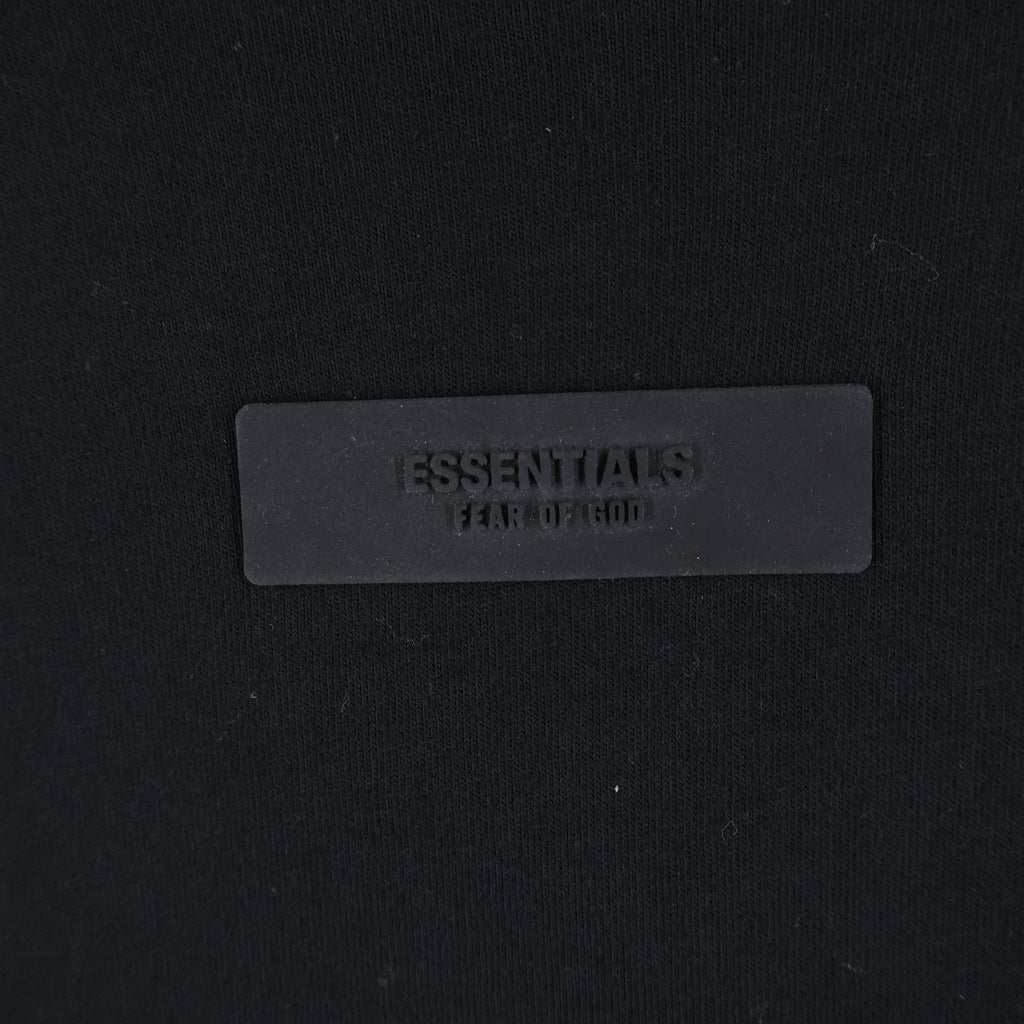 FEAR OF GOD ESSENTIALS(フィアオブゴッド エッセンシャルズ) S/S T-SHIRT ラバーロゴ 半袖Tシャツ ブラック
