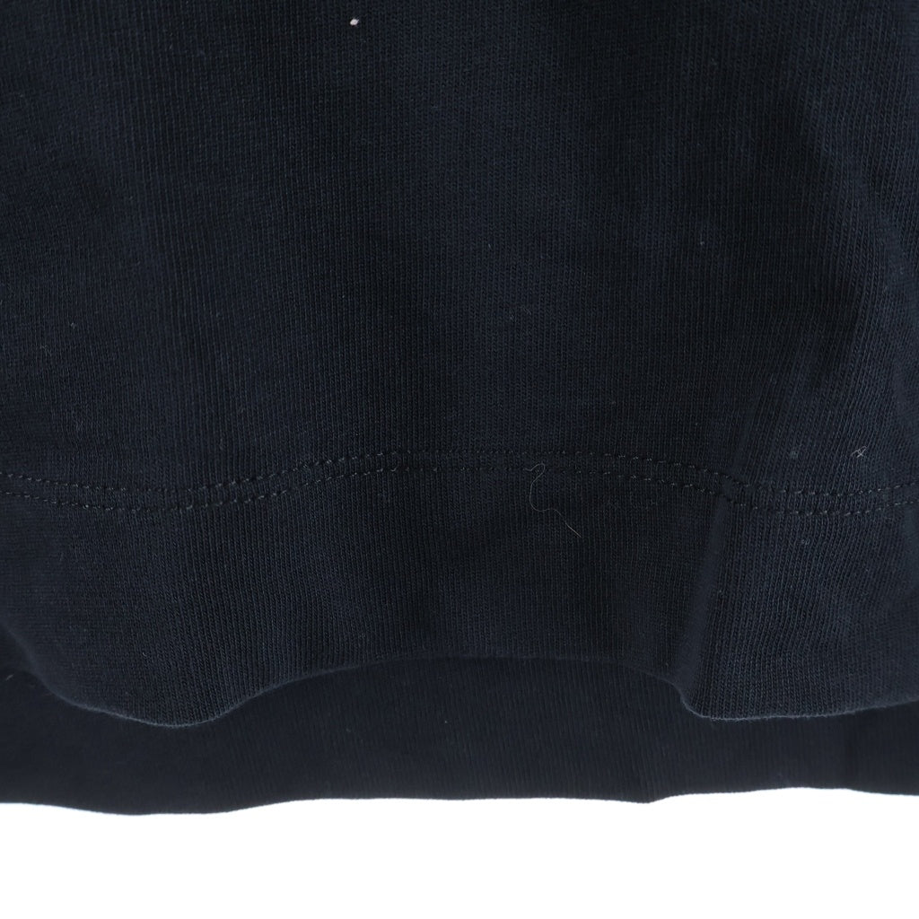 AMI Alexandre Mattiussi(アミアレクサンドルマテュッシ) T-Shirt ロゴ刺繍 半袖Tシャツ ブラック A21FJ128.726