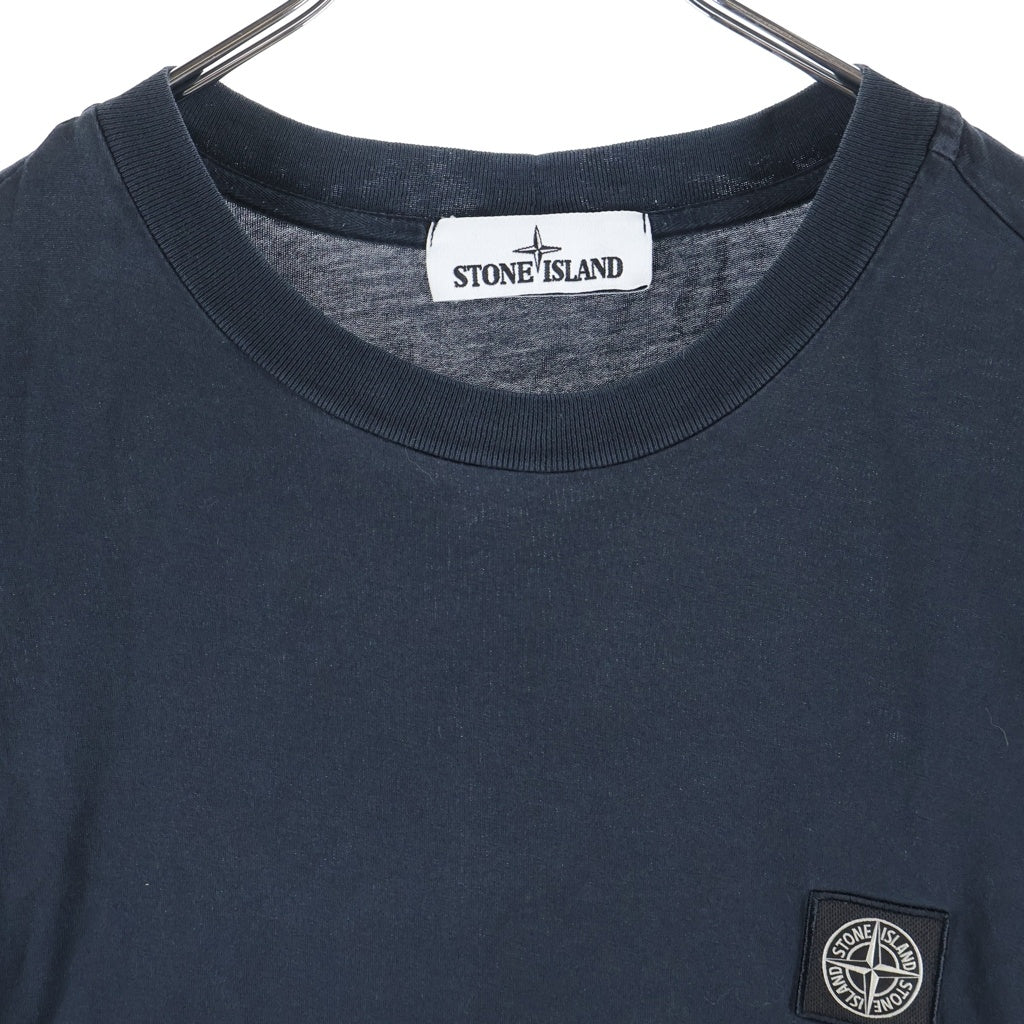 STONE ISLAND(ストーンアイランド) T-Shirt ロゴワッペン 半袖Tシャツ ブラック 741524113