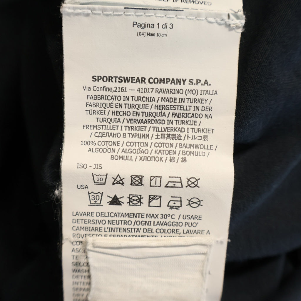 STONE ISLAND(ストーンアイランド) T-Shirt ロゴワッペン 半袖Tシャツ ブラック 741524113