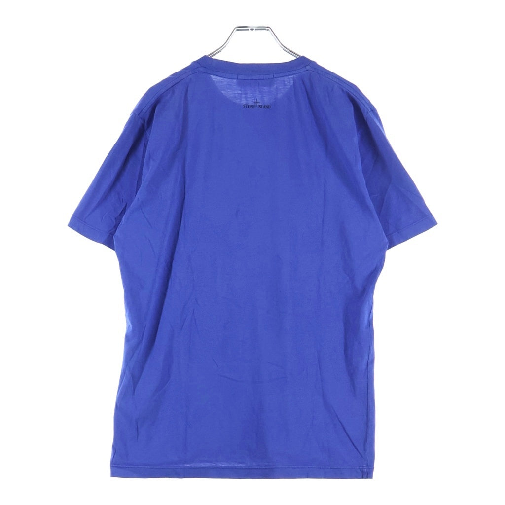STONE ISLAND(ストーンアイランド) T-Shirt コンパスロゴ 半袖Tシャツ ブルー 601520082