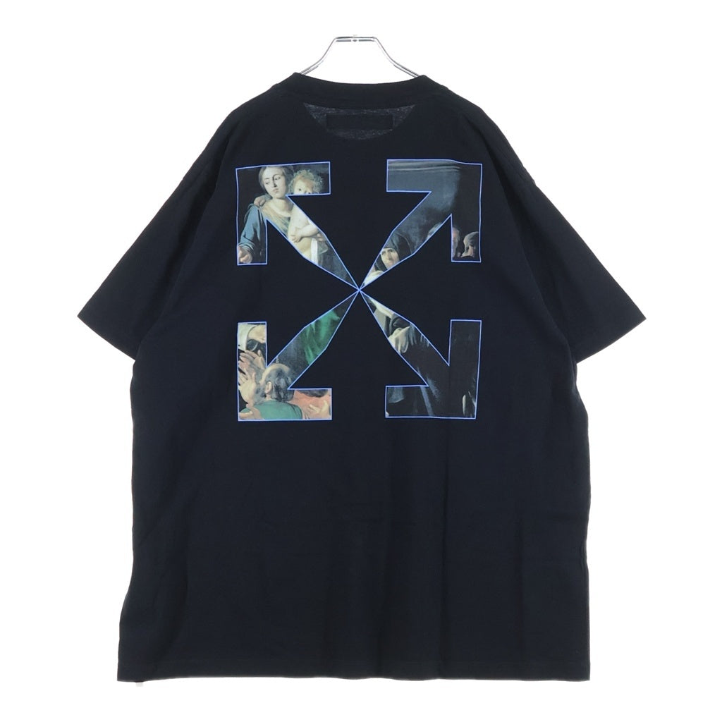 OFF-WHITE(オフホワイト) 20AW Caravaggio T-Shirt 半袖Tシャツ ブラック OMAA038E20JER005
