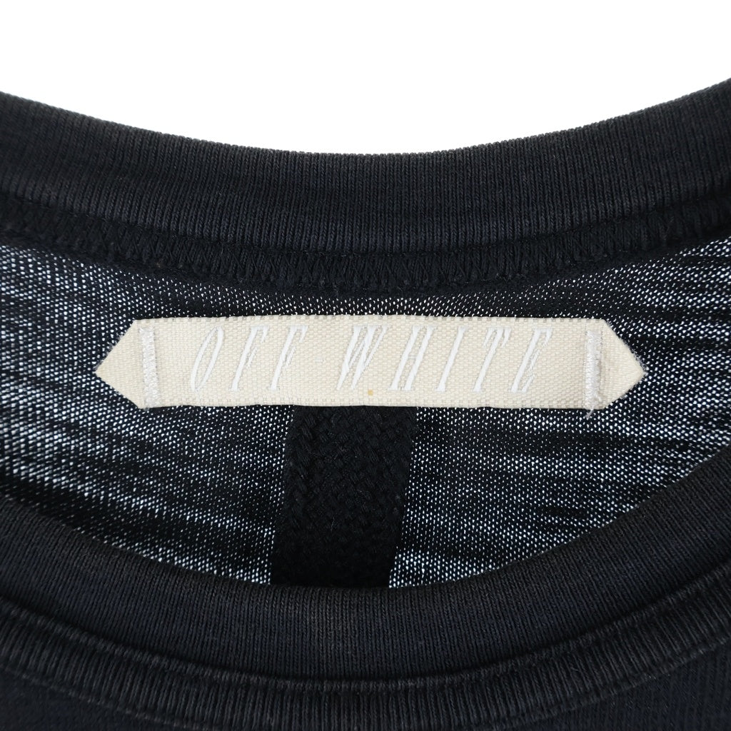OFF-WHITE(オフホワイト) 16SS T-Shirt ロゴプリント 半袖Tシャツ ブラック