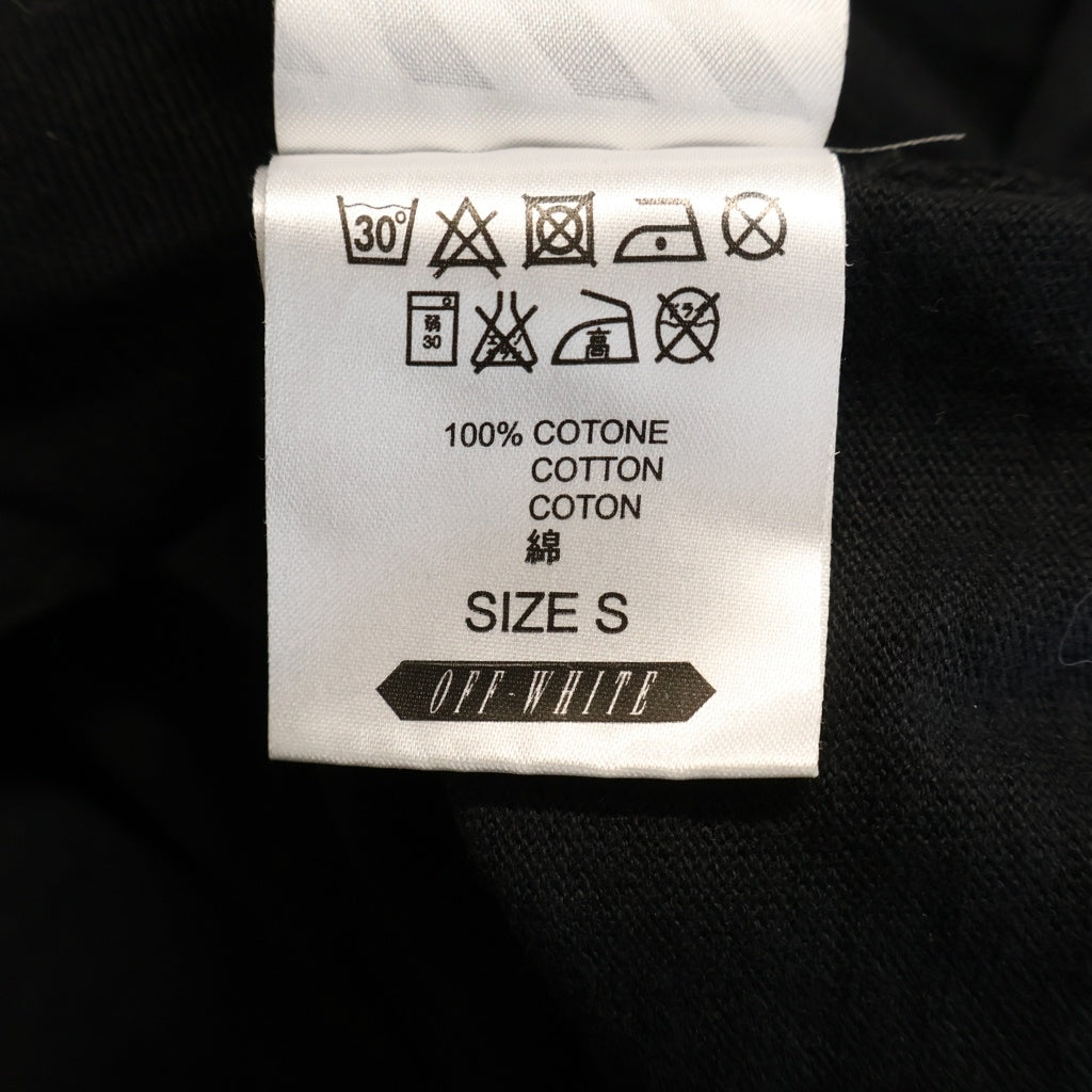 OFF-WHITE(オフホワイト) 16SS T-Shirt ロゴプリント 半袖Tシャツ ブラック