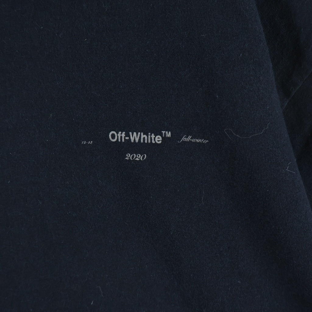 OFF-WHITE(オフホワイト) 19AW Unfinished T-Shirt アンフィニッシュド 半袖Tシャツ ブラック OMAA038E19185003
