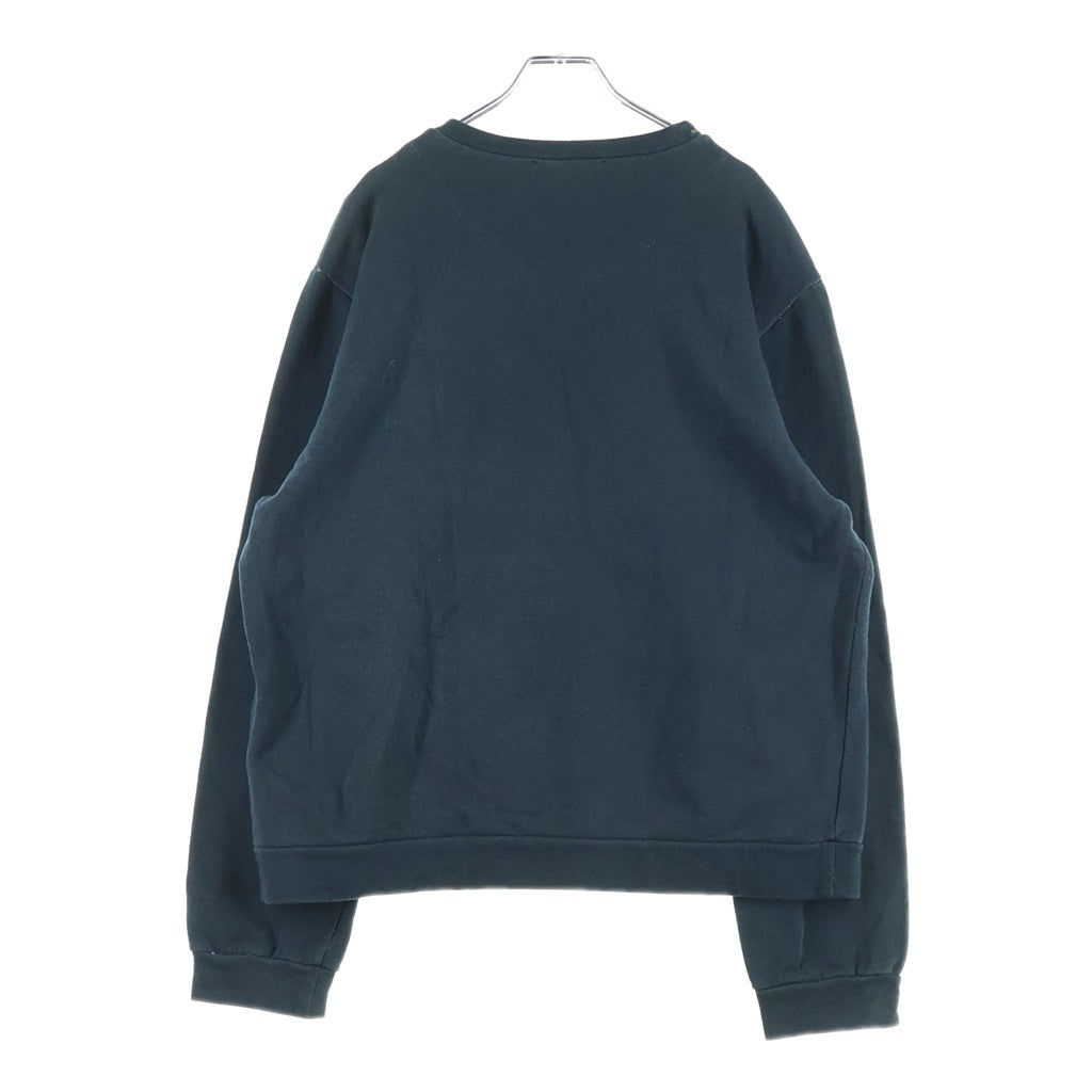 DOLCE & GABBANA(ドルチェアンドガッバーナ) Sweatshirt ロゴプリント クルーネックスウェットトレーナー グリーン G9DJ0T